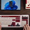  Bàn phím cơ 8BitDo Retro Mechanical Keyboard (N, M & Fami Edition) – 87 phím, 3 chế độ kết nối, Hot‑Swap, Volume Knob 