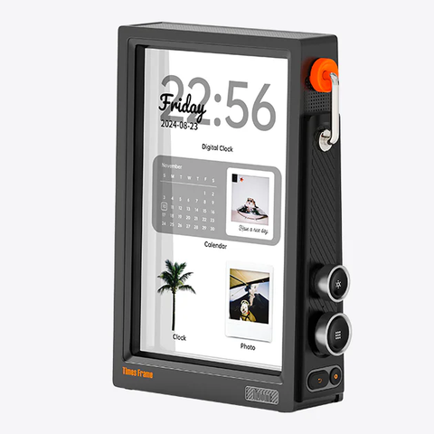  Khung Hình Divoom Times – Màn hình IPS trong suốt, đèn RGB đồng bộ theo nhạc 
