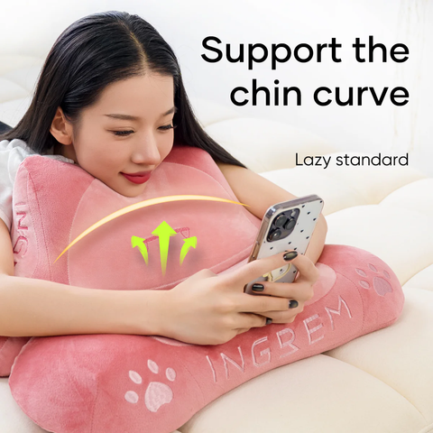  Gối Trang Trí Fat Cat Pillow Ingrem – Kèm 3 Vỏ Gối Thay Đổi Màu, Thiết Kế Độc Đáo, Êm Ái Cao Cấp 