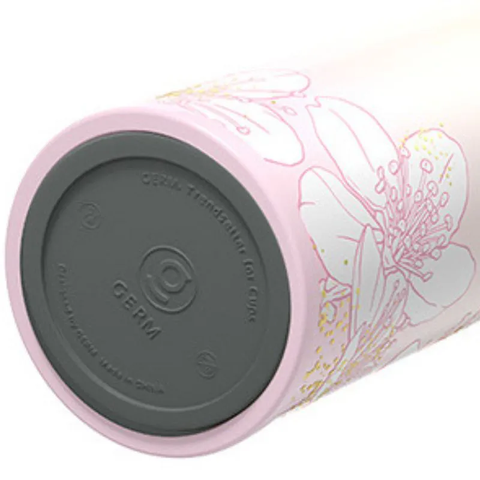  Ly giữ nhiệt inox 300ml GERM GE-24SS-DB82 – Thiết kế Hoa Anh Đào, giữ nóng 9h giữ lạnh 10h 