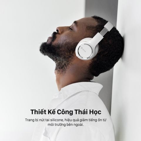  Tai Nghe Không Dây Devia EM039 | Bluetooth 5.2 | Âm Thanh Hi-Fi | Pin 24H | Cổng Type-C | Hỗ Trợ AUX | Thiết Kế On-ear Thoải Mái 