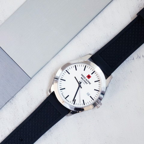  Đồng Hồ Nam Swiss Alpine Military 7055.1833 - Chronograph, Swiss Made, Chống Nước 100m 