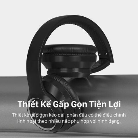  Tai Nghe Không Dây Devia EM039 | Bluetooth 5.2 | Âm Thanh Hi-Fi | Pin 24H | Cổng Type-C | Hỗ Trợ AUX | Thiết Kế On-ear Thoải Mái 