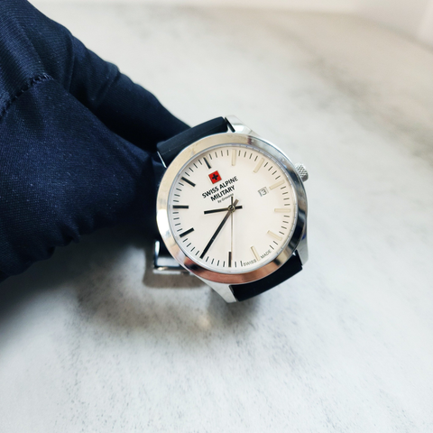  Đồng Hồ Nam Swiss Alpine Military 7055.1833 - Chronograph, Swiss Made, Chống Nước 100m 