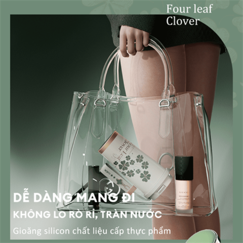  Ly giữ nhiệt GERM GE-23AW-B76 500ml họa tiết Cỏ Bốn Lá – Giữ nhiệt 7 lớp, thiết kế 3D sang trọng 