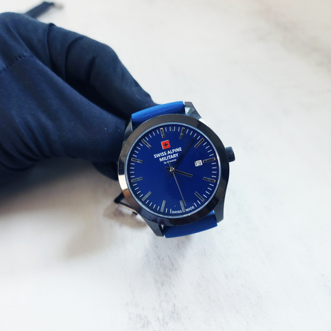  Đồng Hồ Nam Swiss Alpine Military 7055.1833 - Chronograph, Swiss Made, Chống Nước 100m 