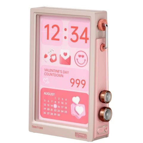  Khung Hình Divoom Times – Màn hình IPS trong suốt, đèn RGB đồng bộ theo nhạc 