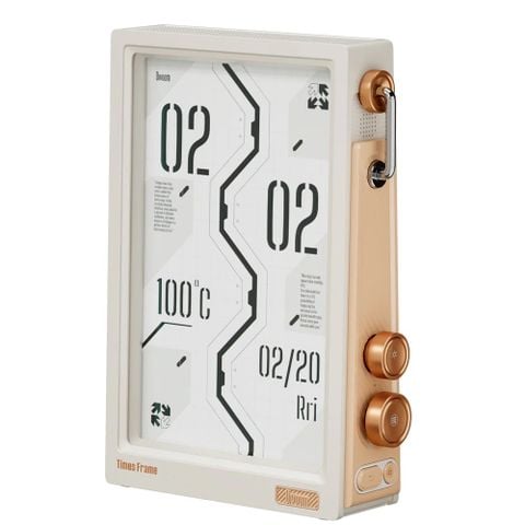  Khung Hình Divoom Times – Màn hình IPS trong suốt, đèn RGB đồng bộ theo nhạc 