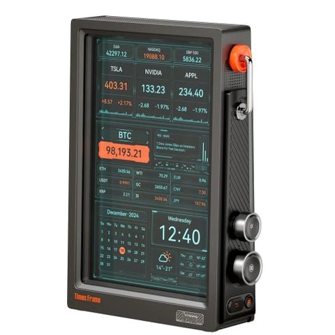  Khung Hình Divoom Times – Màn hình IPS trong suốt, đèn RGB đồng bộ theo nhạc 