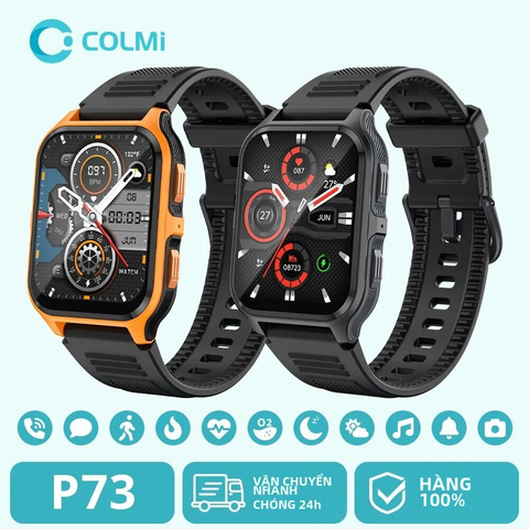  (HÀNG CÓ SẴN) Đồng hồ thông minh Colmi P73 Chống Thấm Nước Cho Android iOS Có Giấc Ngủ & Đo Nhịp Tim 