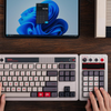  Bàn phím cơ 8BitDo Retro Mechanical Keyboard (N, M & Fami Edition) – 87 phím, 3 chế độ kết nối, Hot‑Swap, Volume Knob 