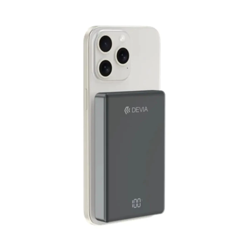  Sạc Dự Phòng Devia EP191 – 10000mAh | Sạc Nhanh PD 20W | Sạc Không Dây 15W | Vỏ Kim Loại Cao Cấp | Thiết Kế Siêu Mỏng, Nhỏ Gọn 