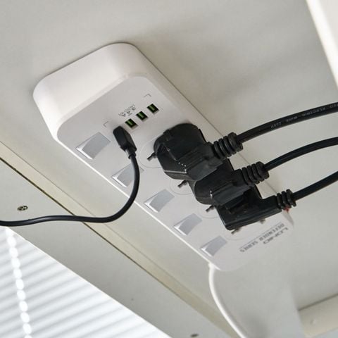  Ổ Cắm Điện Đa Năng LDNIO SC4408 – 4 Ổ Cắm Chấu EU + 4 USB-A (17W/3.4A) | Công Suất 2500W | Công Tắc Độc Lập | Dây 2M | Chống Cháy, An Toàn Cao 