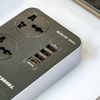  [HÀNG CÓ SẴN] Ổ Cắm Điện Tanaka OD4323 – 3 Ổ Cắm, 4 Cổng Sạc Nhanh USB-C PD 20W & USB-A QC 3.0 18W, Tổng Công Suất 2500W 