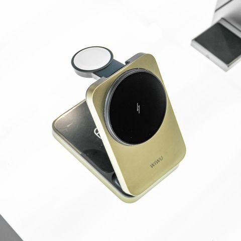  Dock sạc không dây từ tính WiWU Wi-W038 3 trong 1 