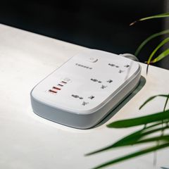 Ổ Cắm Điện Công Suất Cao Tanaka OD4321 – 4 Cổng Sạc Nhanh USB-C PD 65W & USB-A 60W, Tổng Công Suất 3250W, An Toàn Chuẩn Nhật