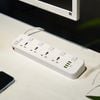  Ổ Cắm Điện Đa Năng LDNIO SC4408 – 4 Ổ Cắm Chấu EU + 4 USB-A (17W/3.4A) | Công Suất 2500W | Công Tắc Độc Lập | Dây 2M | Chống Cháy, An Toàn Cao 