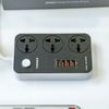  [HÀNG CÓ SẴN] Ổ Cắm Điện Tanaka OD4323 – 3 Ổ Cắm, 4 Cổng Sạc Nhanh USB-C PD 20W & USB-A QC 3.0 18W, Tổng Công Suất 2500W 