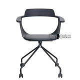 Ghế tiếp khách thân nhựa chân bánh xe NARA2-S1