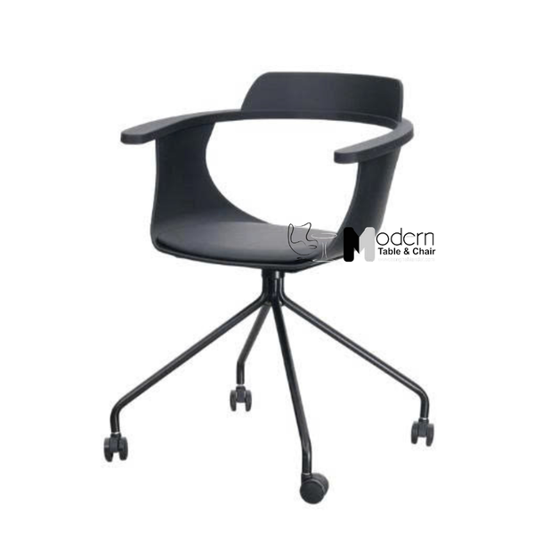 Ghế tiếp khách thân nhựa chân bánh xe NARA2-S1