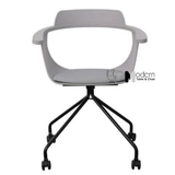 Ghế tiếp khách thân nhựa chân bánh xe NARA2-S1