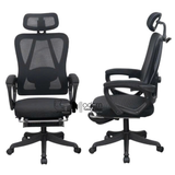 Ghế văn phòng ngả lưng gác chân có móc treo CR4336-M