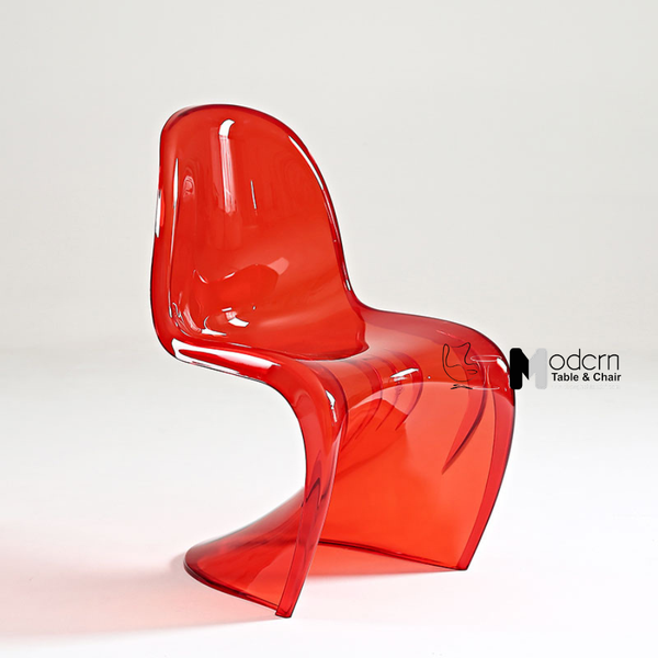 Ghế cafe nhựa trong suốt Panton-PC