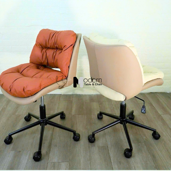 Ghế phòng họp chân xoay nệm da 2 màu hiện đại CE23001-P