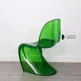 Ghế cafe nhựa trong suốt Panton-PC