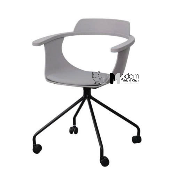 Ghế tiếp khách thân nhựa chân bánh xe NARA2-S1