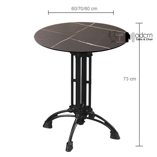 Bàn ăn ngoài trời mặt đá phiến TE07003A-06E