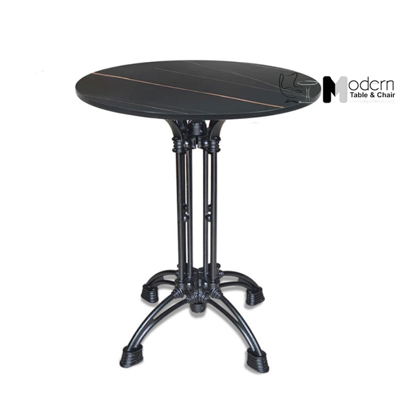 Bàn ban công mặt đá tròn 70cm TE07003A-07E