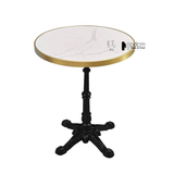 Bàn nhà hàng sân vườn mặt đá tròn TE07002-07EC