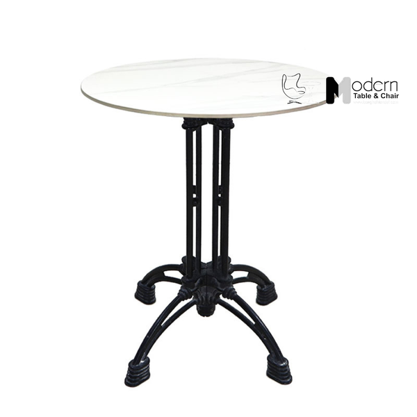 Bàn ban công mặt đá tròn 70cm TE07003A-07E