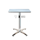 Bàn cafe sân vườn mặt inox TE07001-06N