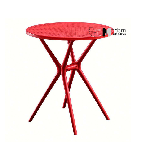 Bàn ăn tròn nhựa đúc ngoài trời TE10001-65S