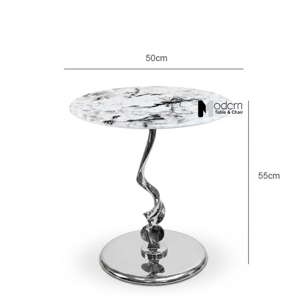 Bàn decor phòng khách mặt đá vân mây TS16003-05E