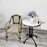 Bàn tiếp khách mặt đá tròn ngoài trời TE07003-07EC