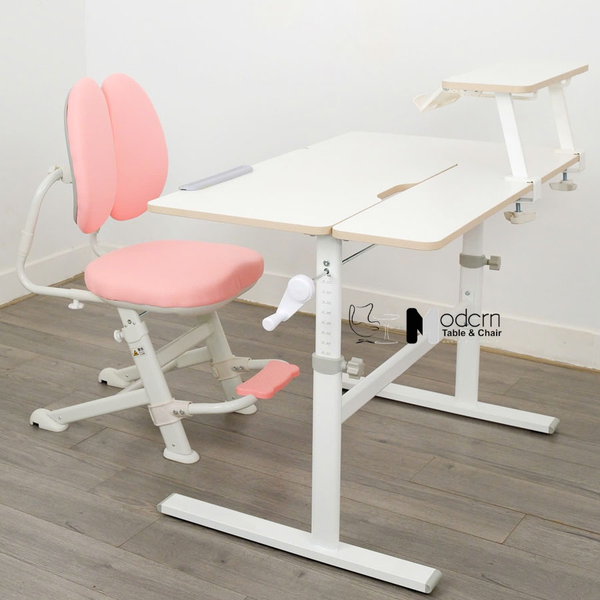 Bàn học bài công thái học mặt MDF TF01001-10W