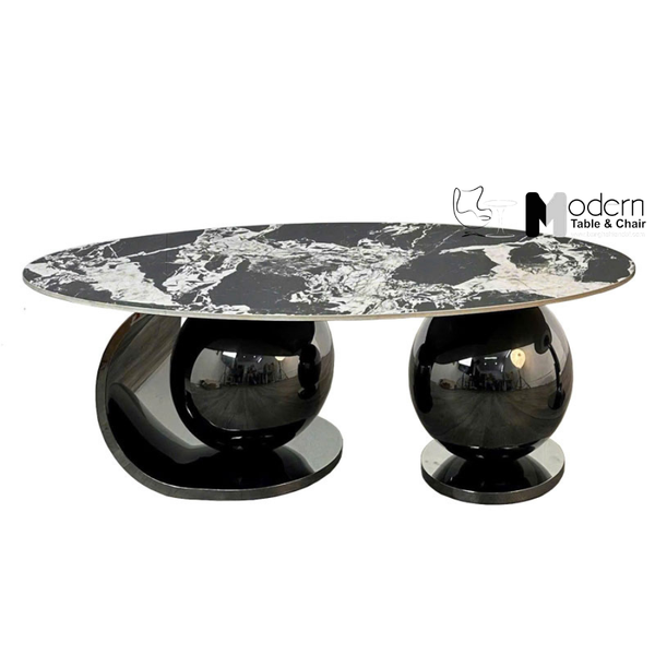 Bàn sofa mặt đá oval sang trọng TS0976-13E