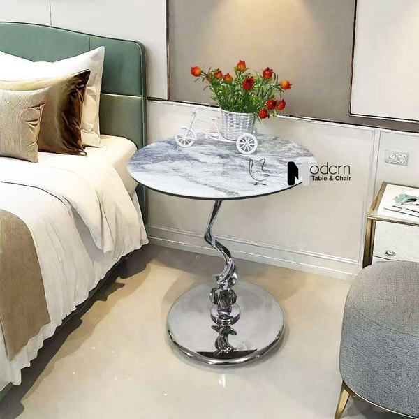 Bàn decor phòng khách mặt đá vân mây TS16003-05E