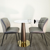 Bàn cafe mặt đá tròn 60cm TE1553-06E