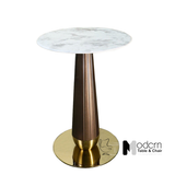 Bàn cafe mặt đá tròn 60cm TE1553-06E