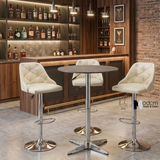 Bàn quầy bar mặt đá điều chỉnh độ cao TB03001-06E