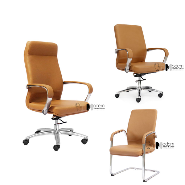 Ghế làm việc lưng trung nệm dày CE08001-P