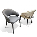 Ghế nhà hàng nệm da PU có tay vịn CN16004-P
