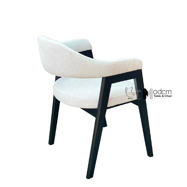 Ghế ăn nệm vải khung gỗ ASH ABIO 12-F