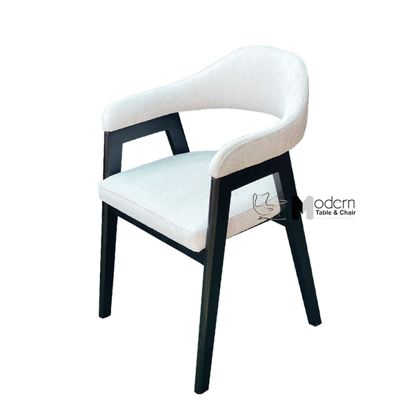 Ghế ăn nệm vải khung gỗ ASH ABIO 12-F