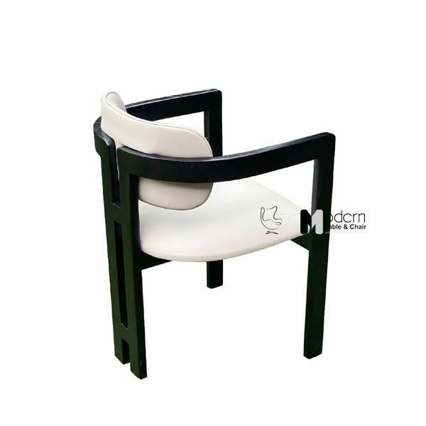 Ghế tiếp khách khung gỗ có tay vịn PALO 12-F