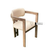 Ghế tiếp khách khung gỗ có tay vịn PALO 12-F